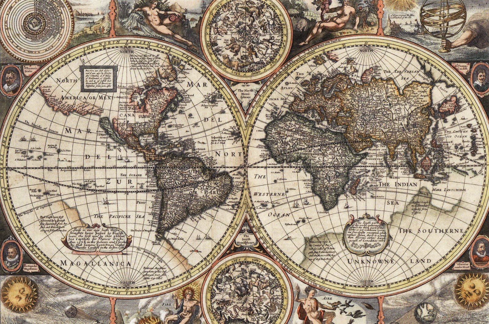 World Map Screensaver Wallpaper S