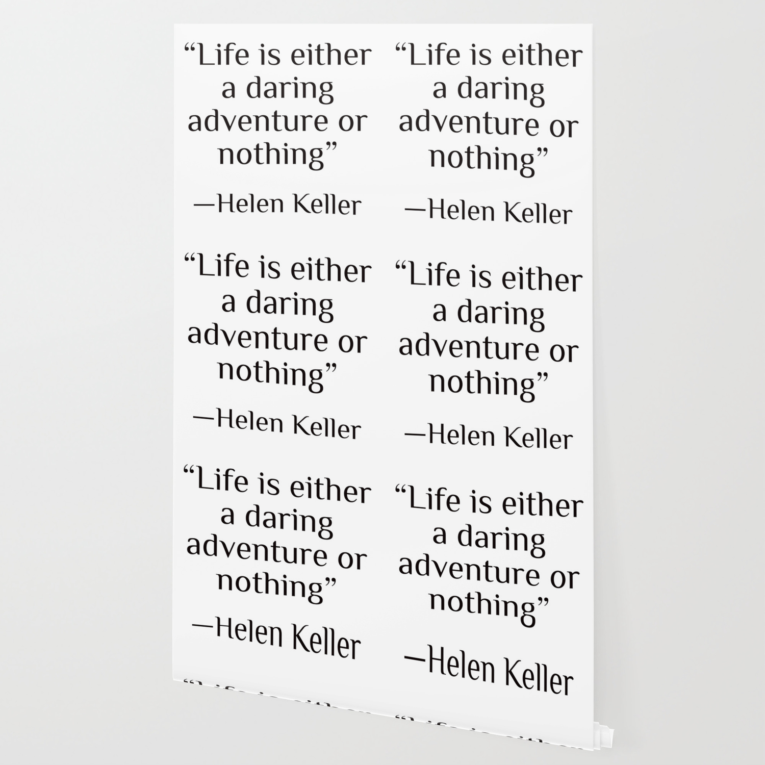 Life Is Either A Daring Adventure Or Nothing Helen Keller