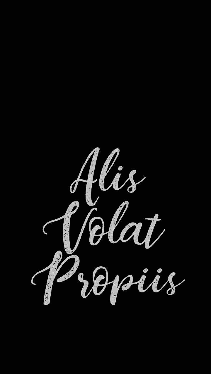 Alis Volat Propiis She Flies With Her Own Wings Mirror Quotes