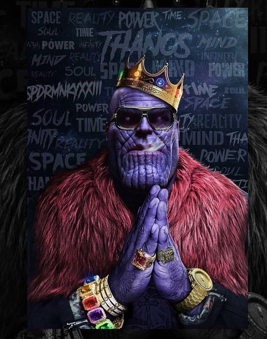 Thanos Smoking Wallpaper Top Background
