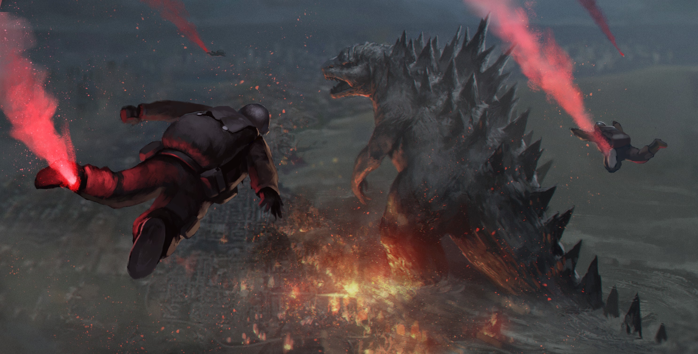 Godzilla Wallpaper 4k