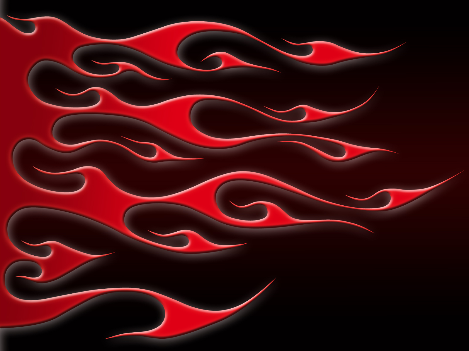 Red And Black Flames Wallpaper