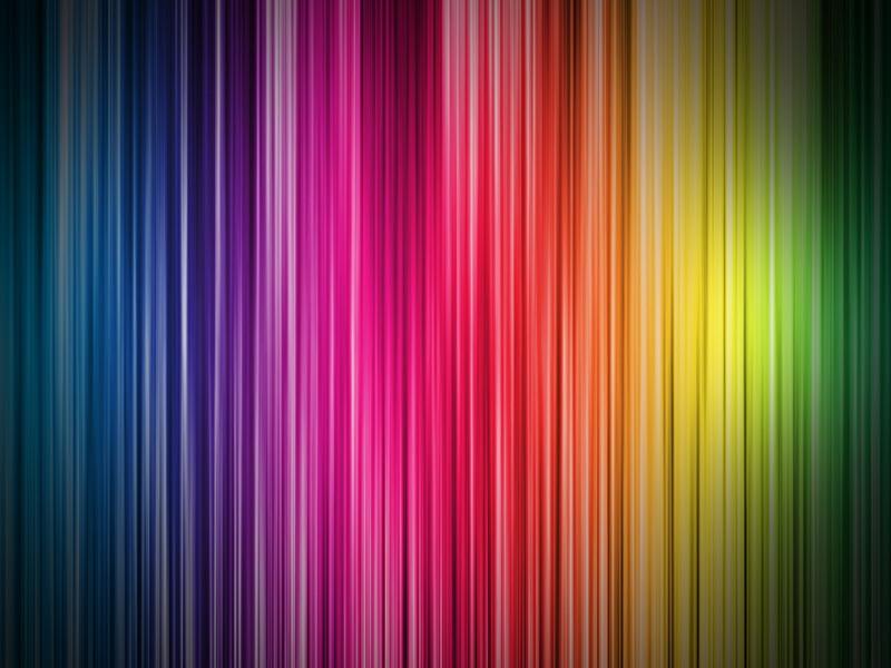 Home With Colorful Striped Wallpaper