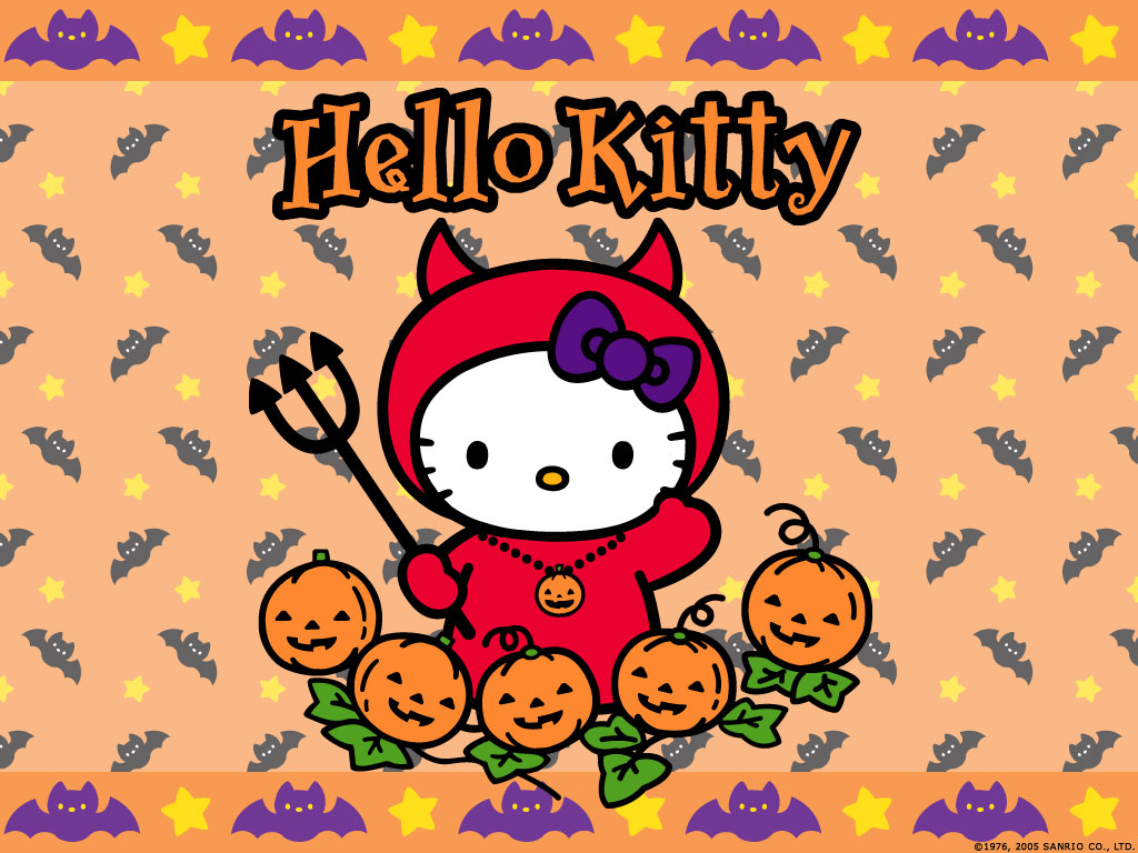 Hello Kitty Halloween Desktop Wallpaper Jpg