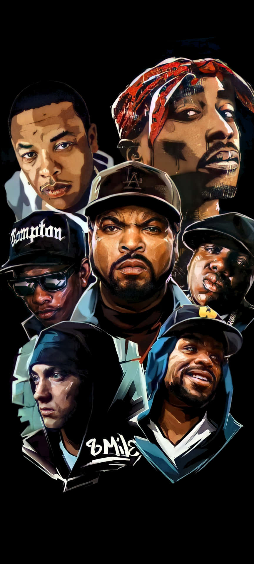 Rapper Collage Wallpaper