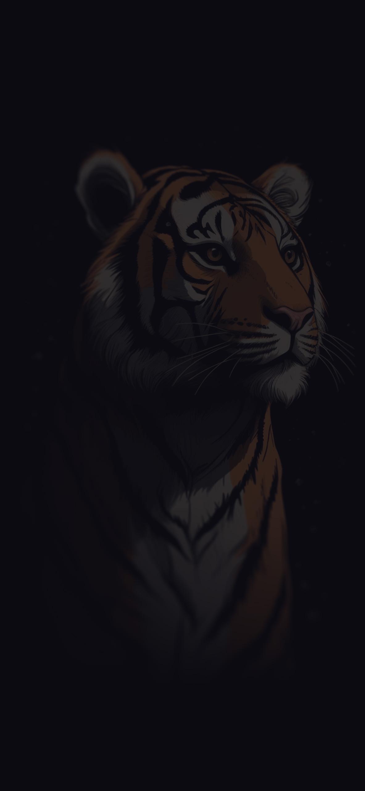 Cool Tiger Black Wallpapers   Aesthetic Tiger Wallpapers iPhone