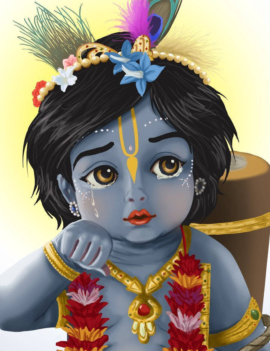 Top Cartoon Krishna Wallpaper Full HD 4k To Use