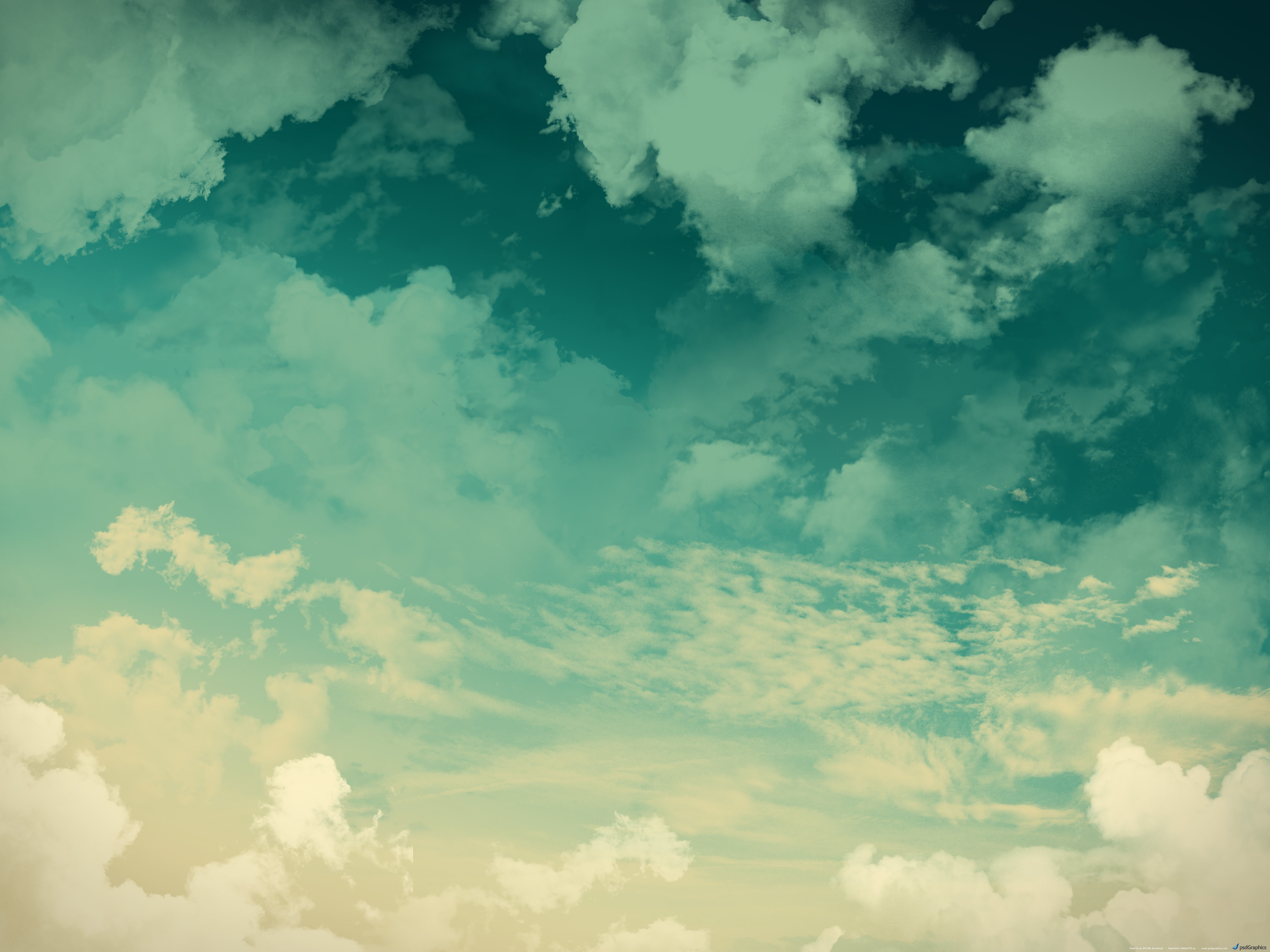 Grunge Sky Background Green Clouds Psdgraphics