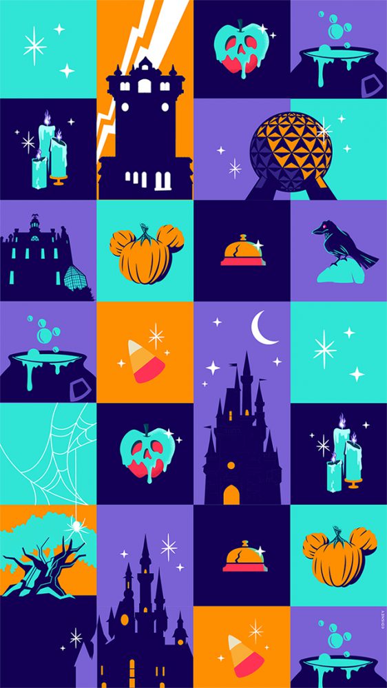 Happy Halloween Wallpaper iPhone Android Watch Disney