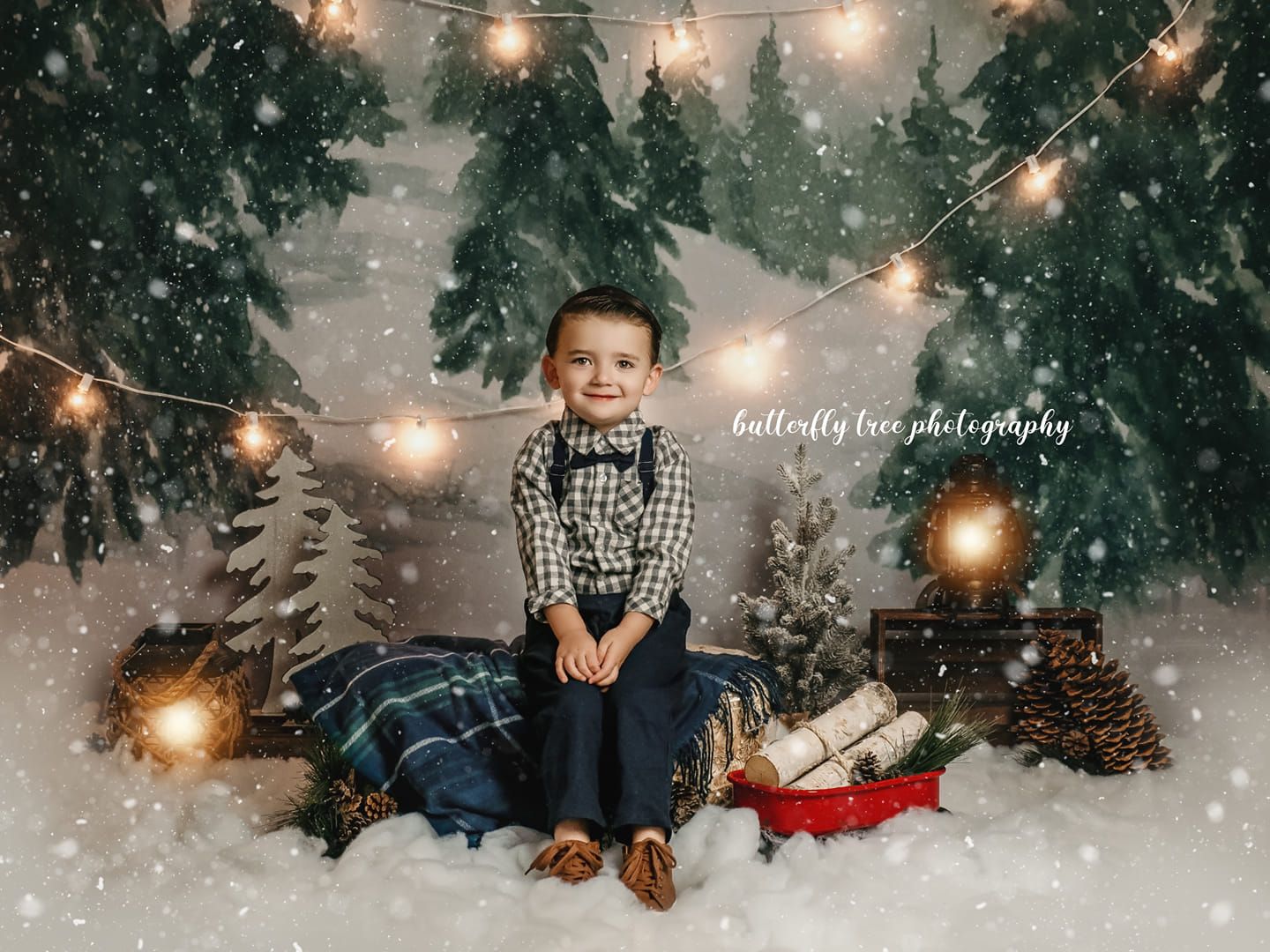 Vale Decorated Holiday Setup Newborn Art Childrens Photography