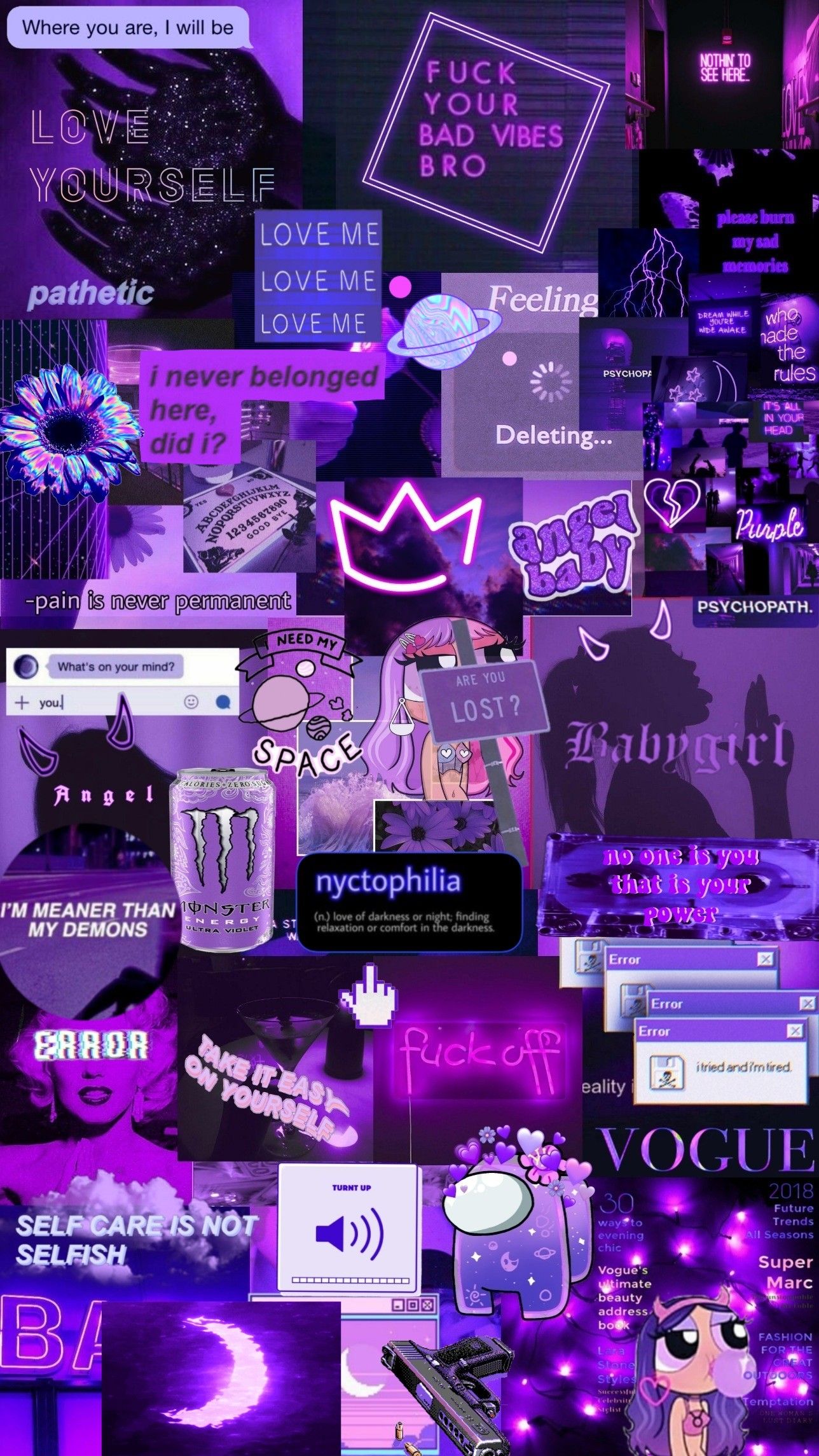 Purple iPhone Wallpaper