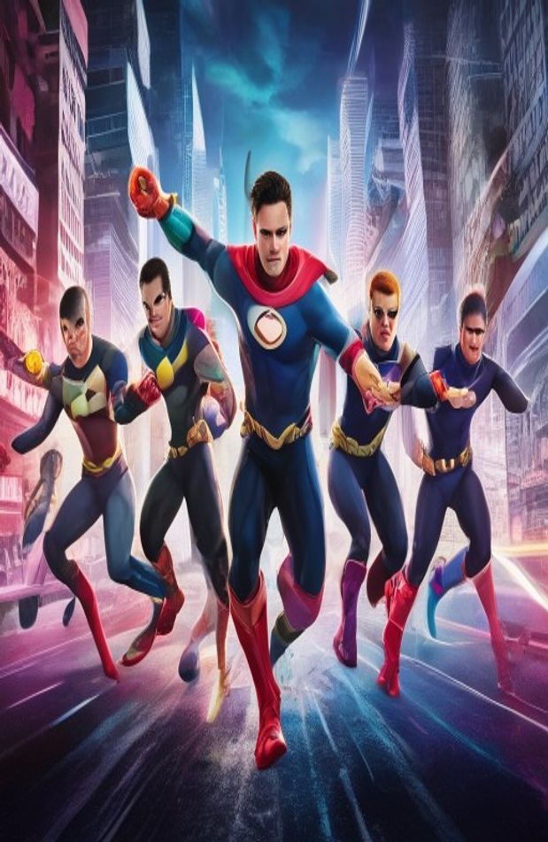 3d Super Heroes Wallpaper