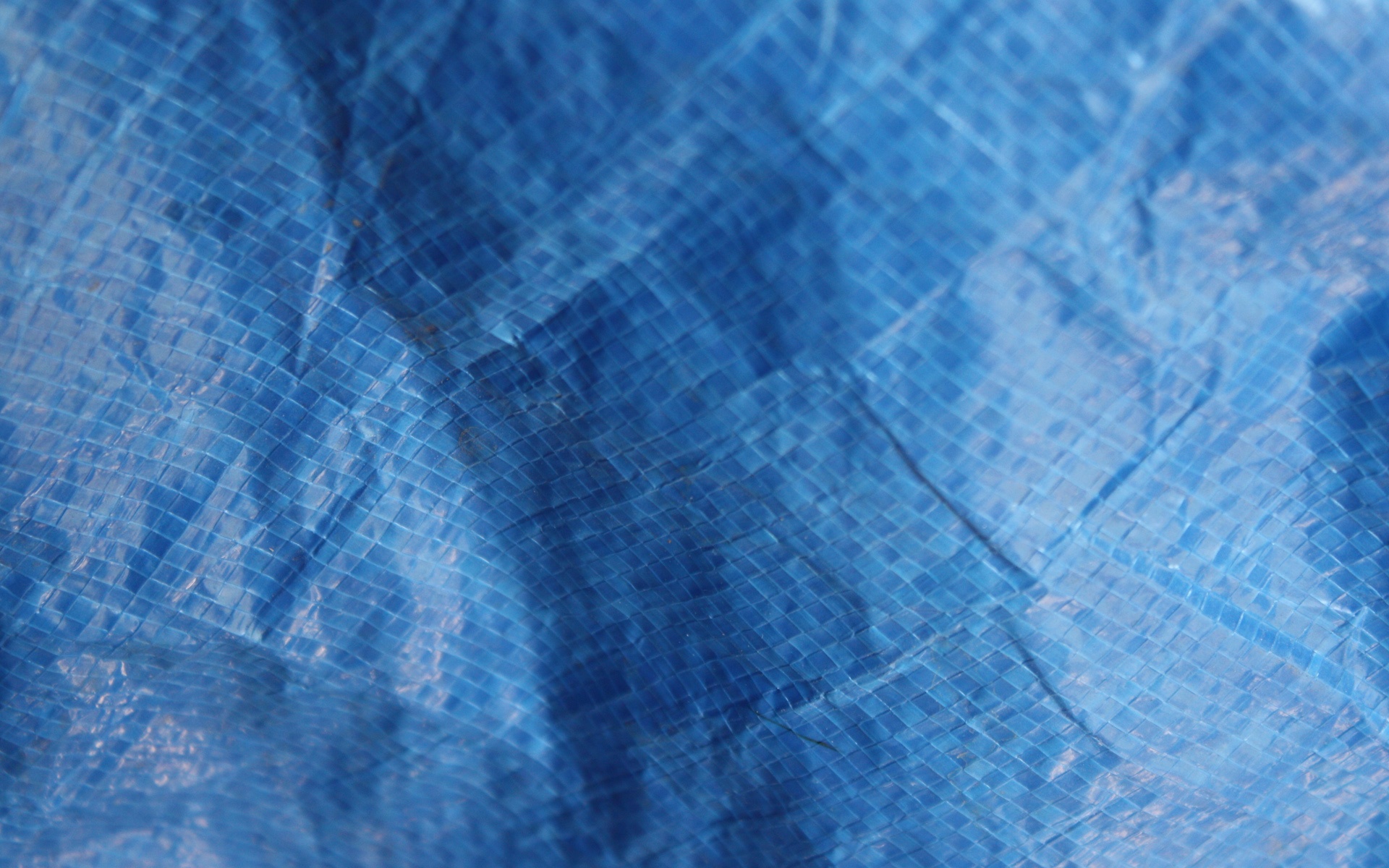 Blue Plastic Faux Alligator Skin Texture Wallpaper
