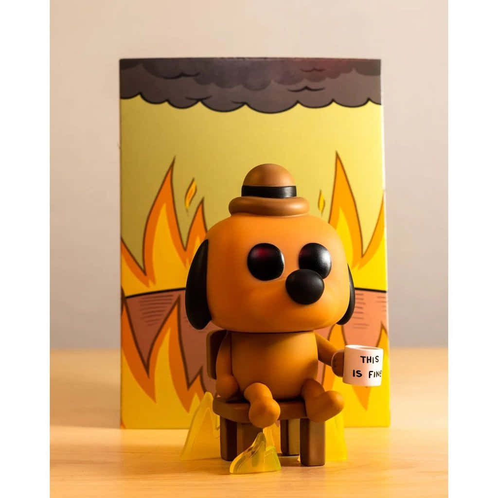 This Is Fine Wallpaper