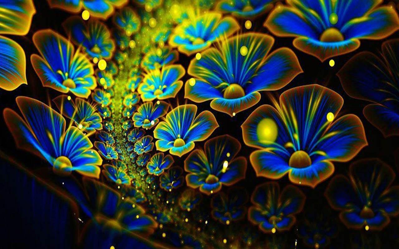 Neon Flowers Live Wallpaper   Android Apps on Google Play