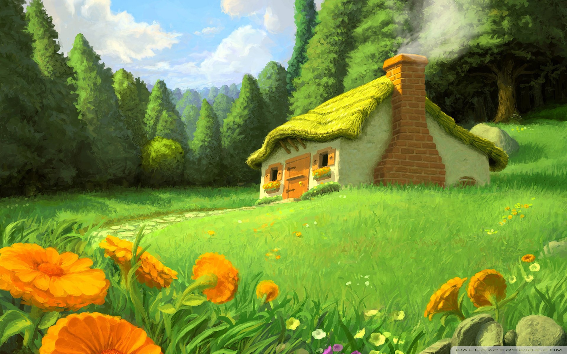 Download Landscape Fantasy Wallpaper 1920x1200 Full HD Wallpapers