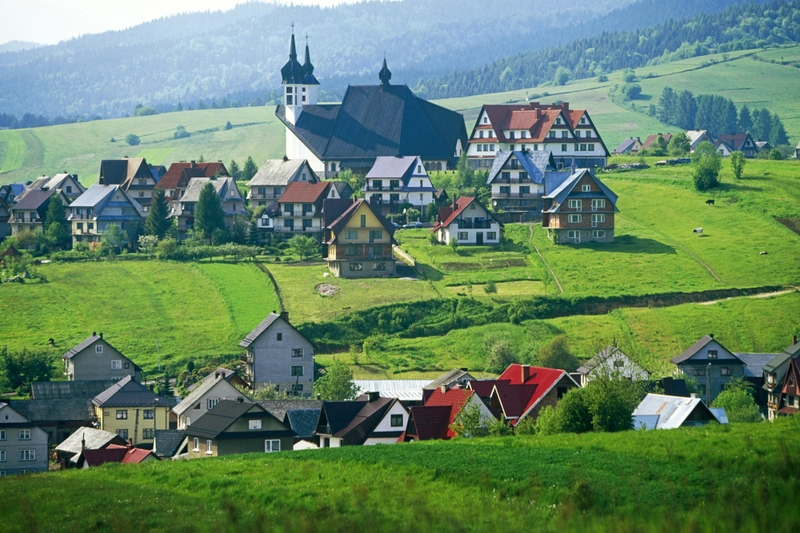 Village Countryside Tatra Wallpaper