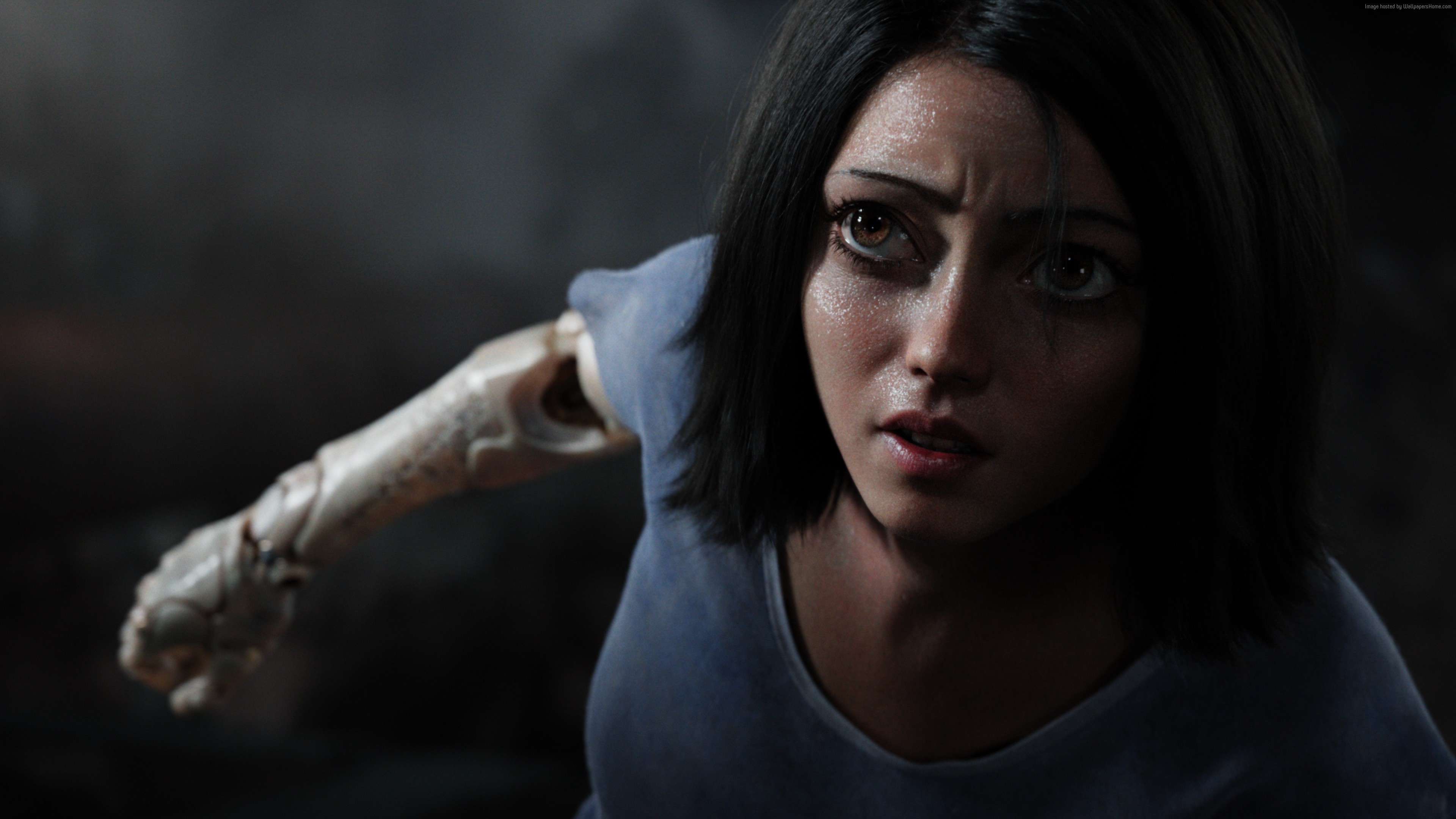 Rosa Salazar In Alita Battle Angel 4k Wallpaper HD Movies