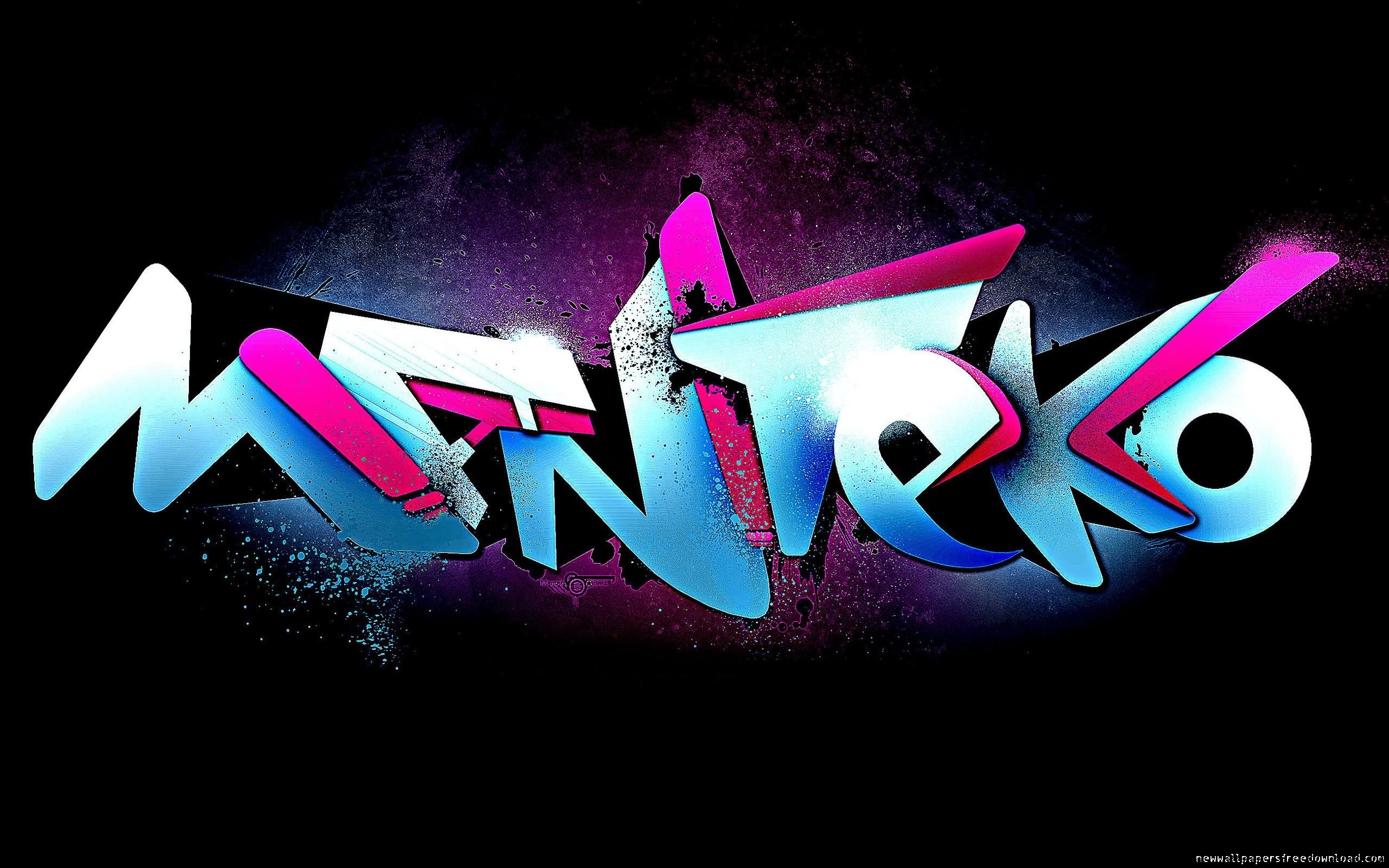 3d Graffiti Background Wallpaper HD