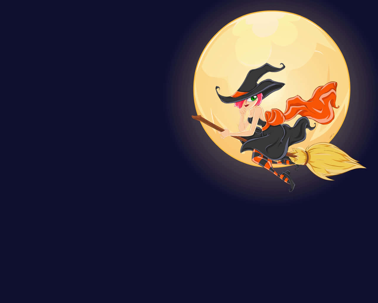 Halloween Witch Aesthetic Wallpaper