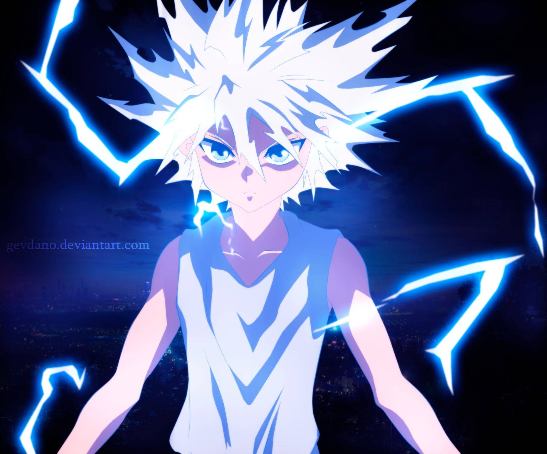 Baixe Pap Is De Parede Do Anegrito Killua Zoldyck Wallpaper