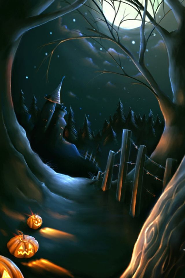 Halloween Night iPhone Wallpaper Cell Phone P