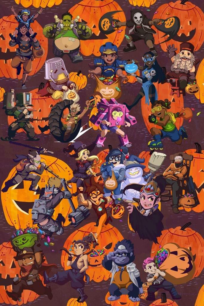 Free to Use Halloween OW Wallpaper Overwatch Amino