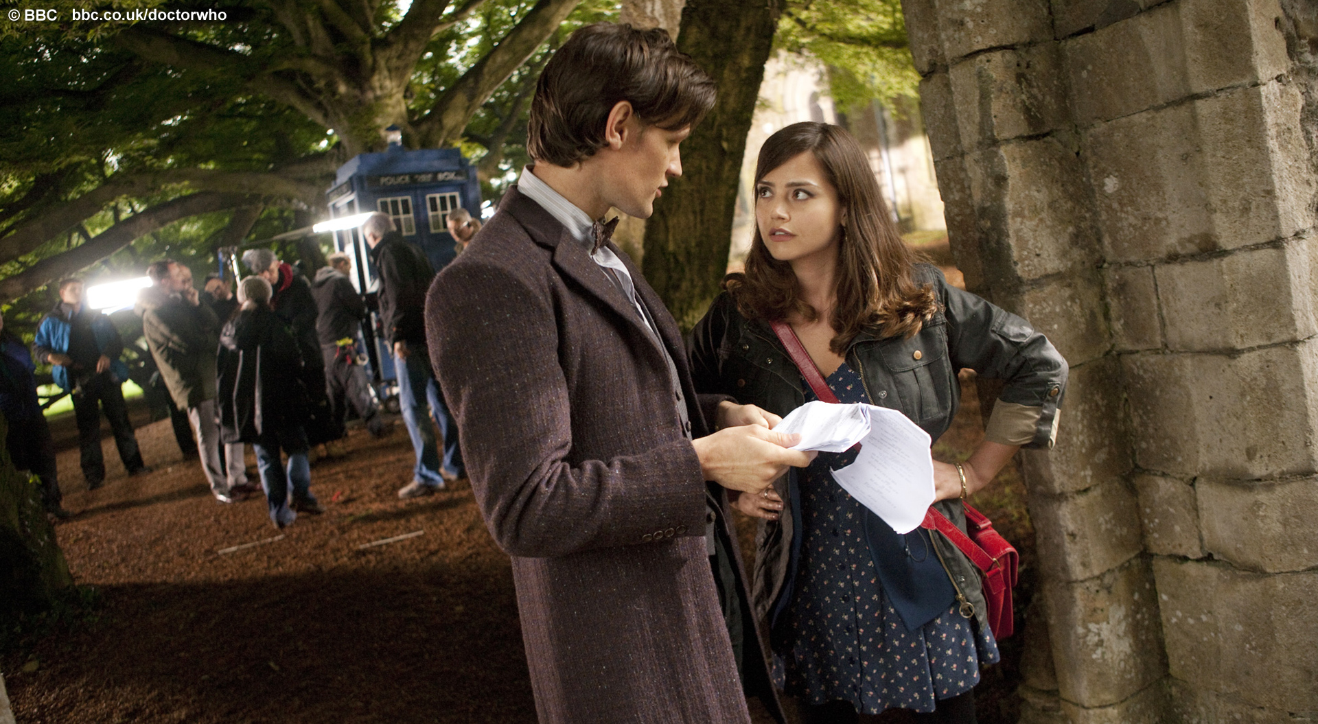 Doctor Who Series Seven Second Photo Of Matt Smith And Jenna