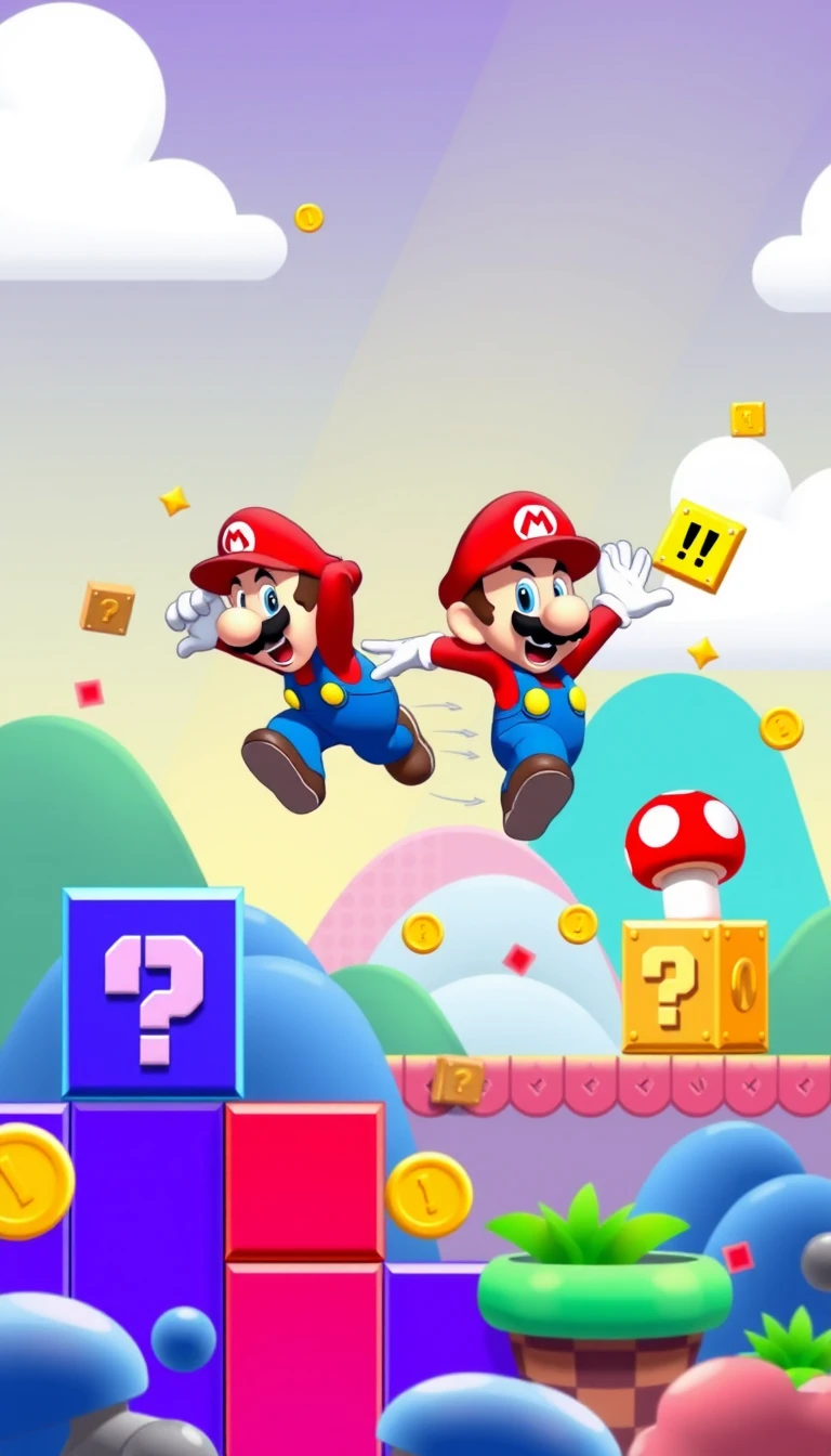 Mario Bros Phone Wallpaper