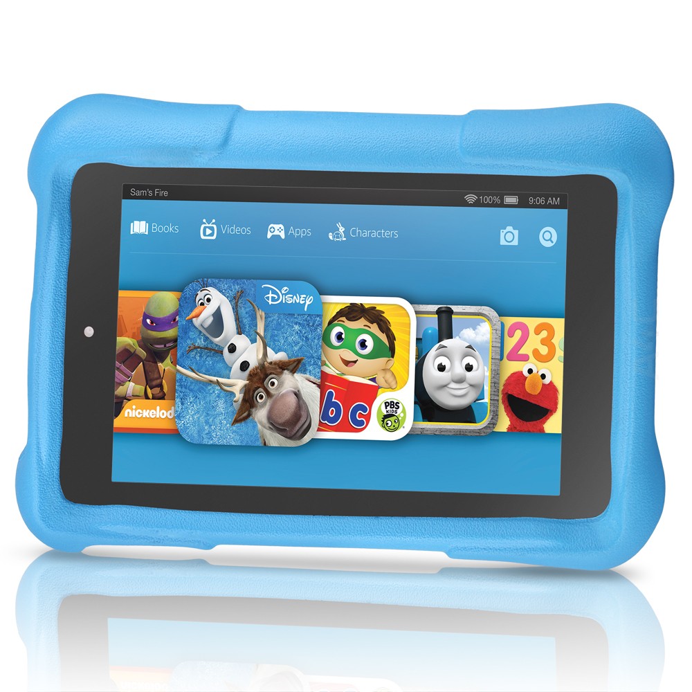 Amazon Kindle Fire HD Kids Edition 8gb Black W Blue Case