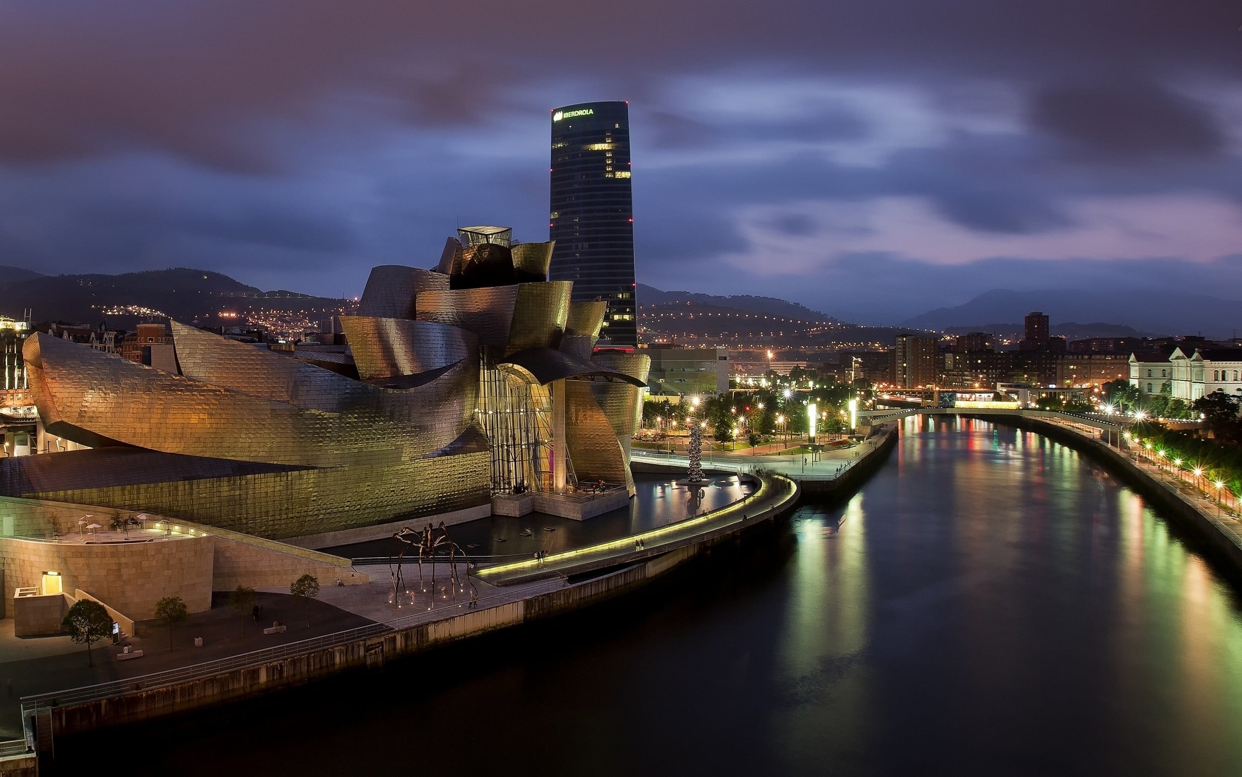 Guggenheim Museum Bilbao Landscape Spain HD