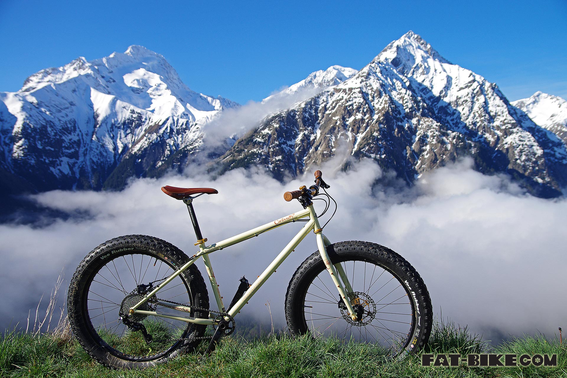 French Alps Fat Bike Wallpaper