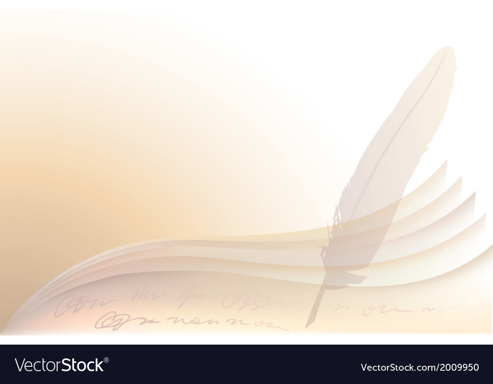 Background Of Paper And Pen Royalty Vector Image