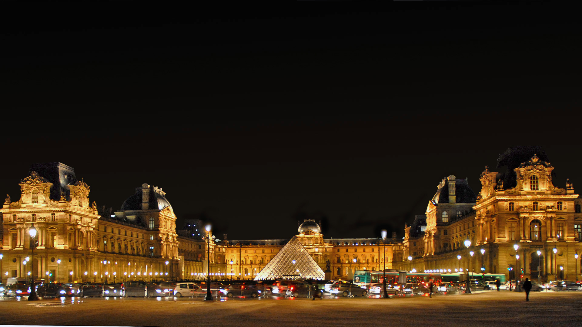 File Le Mus E Du Louvre La Nuit Paris Jpg