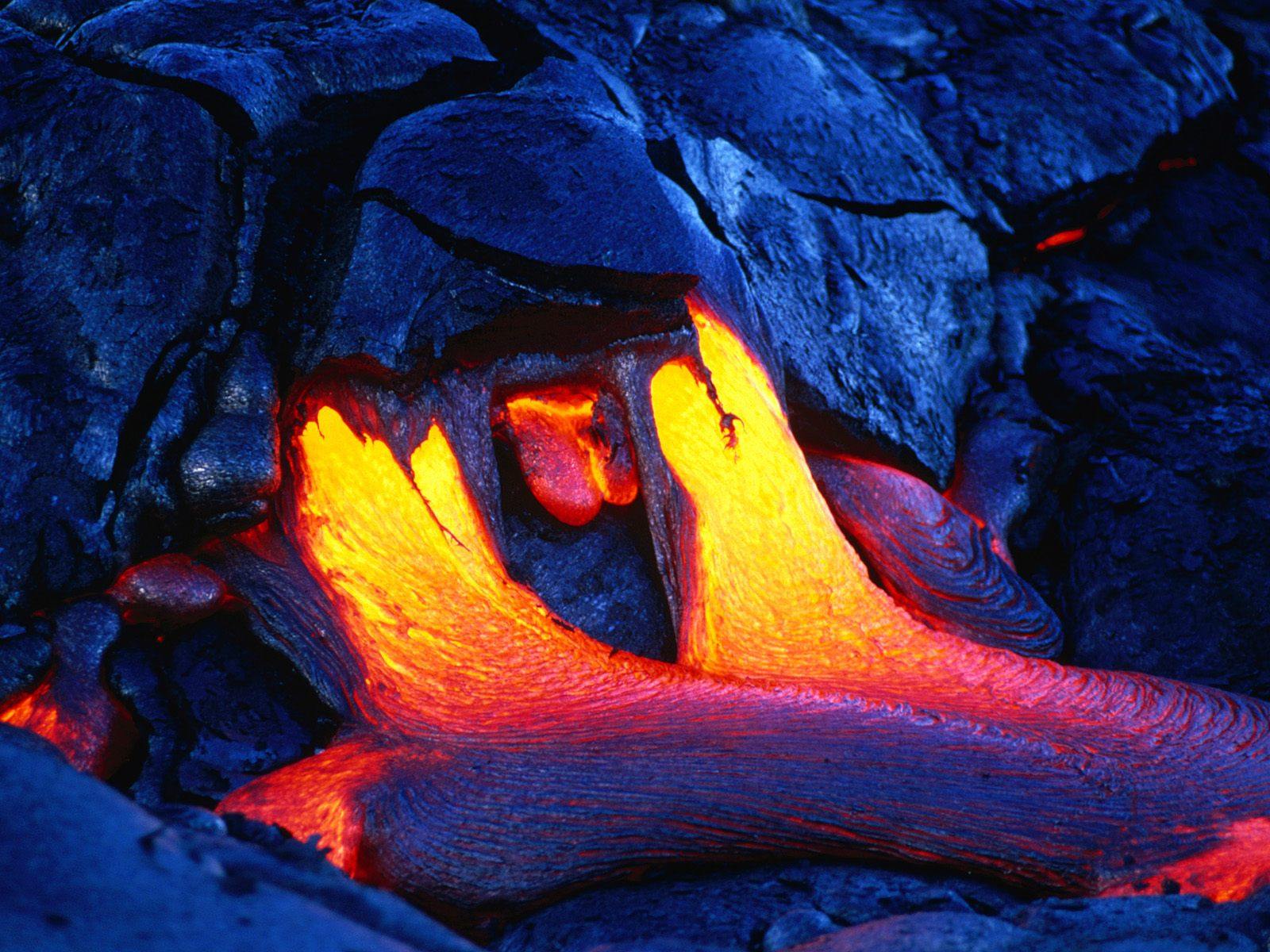 Volcano Lava Wallpaper Wallpup