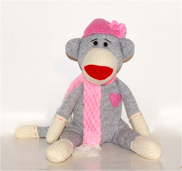 Sock Monkey Natalia A Plush