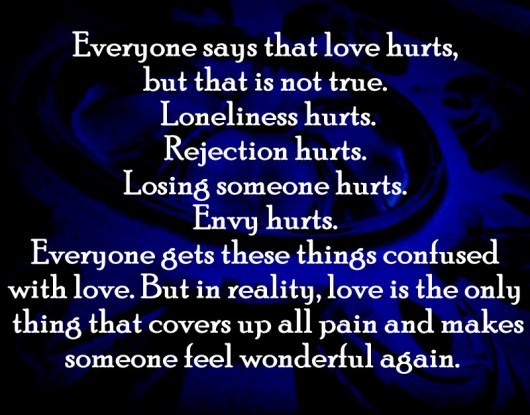 Hurt Love Quotes About