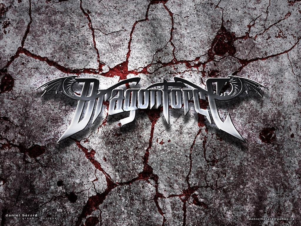 Dragonforce Logo Sur Inhuman Ram Wallpaper Metal Bands Heavy