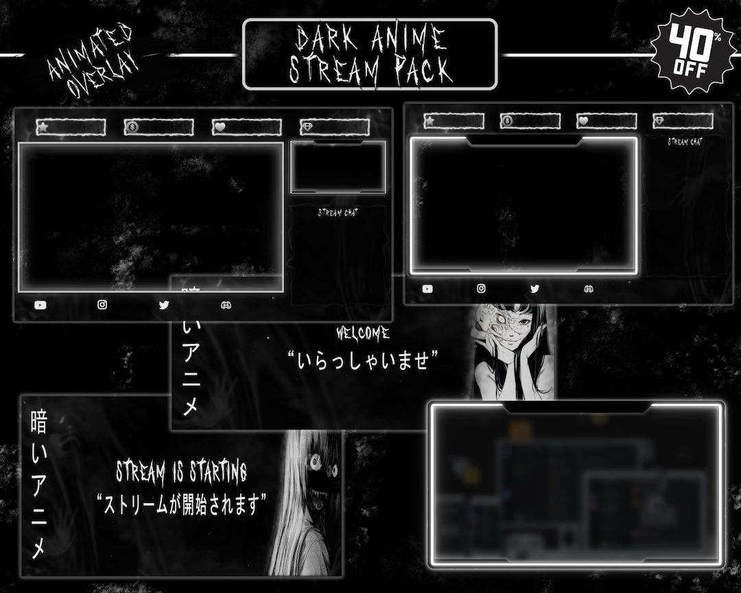 Dark Anime Aesthetic Wallpaper