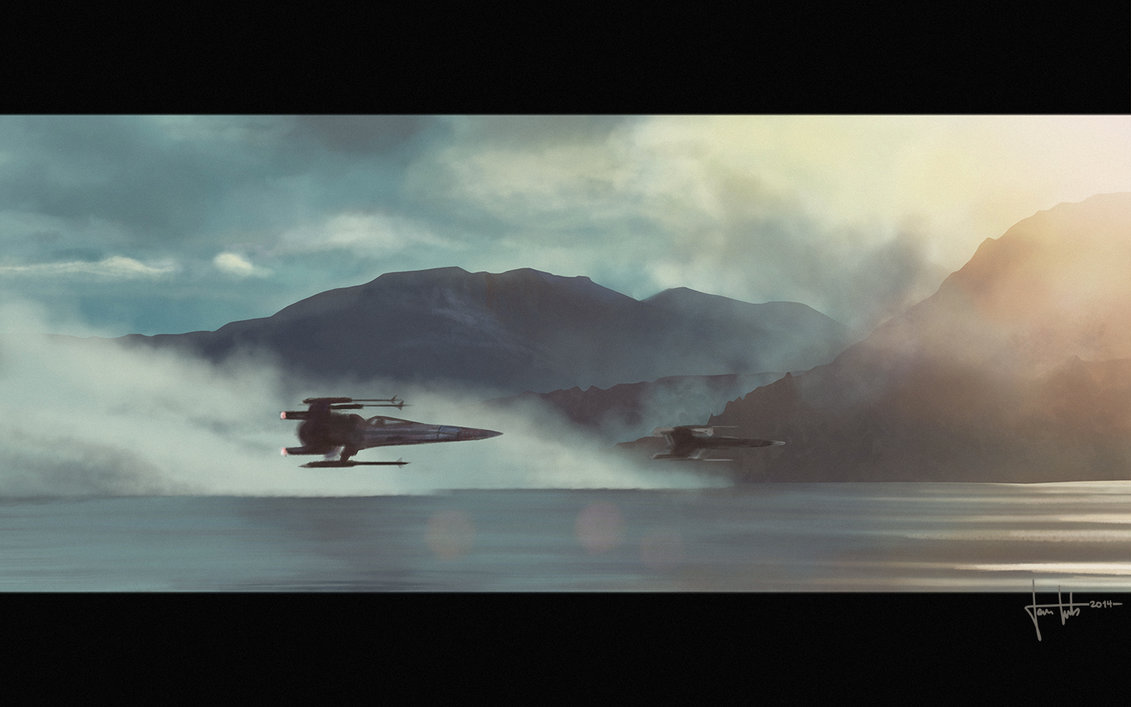 Star Wars The Force Awakens X Wings By Hyshinara