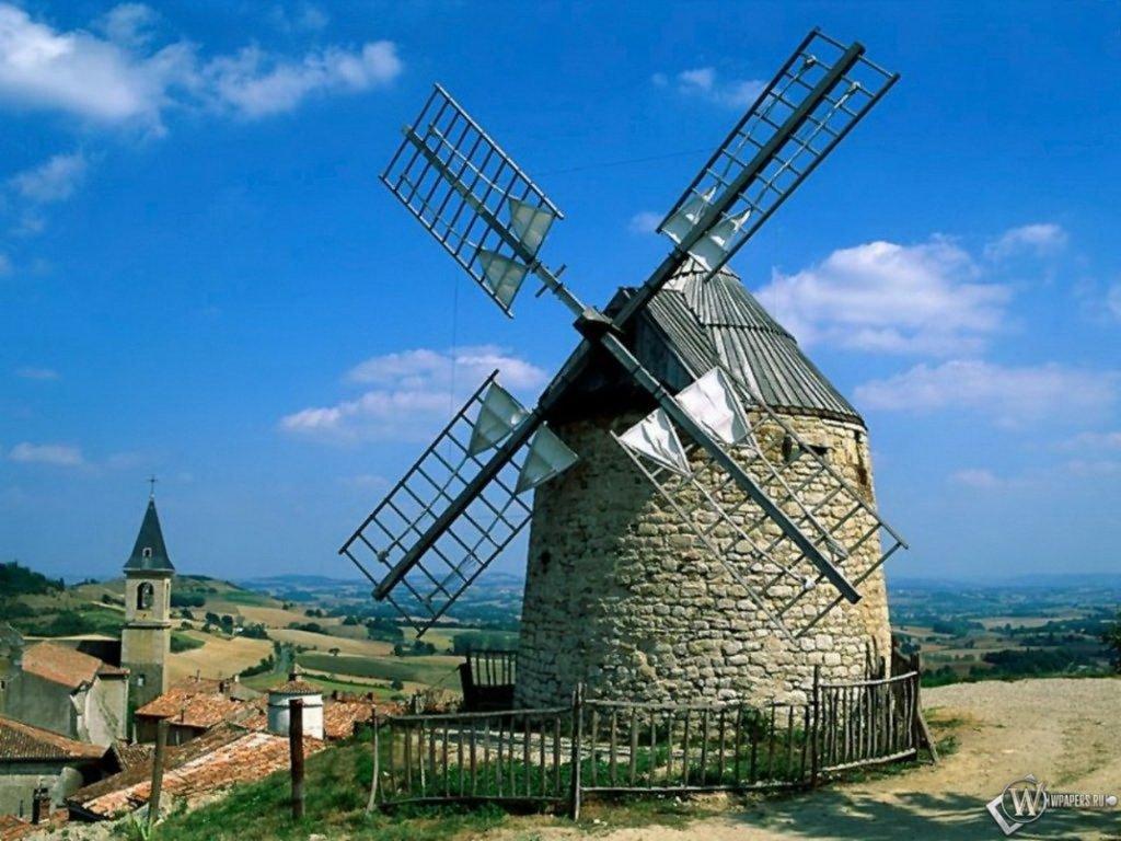 Pictures Don Quixote S Windmill Wallpaper High Definition