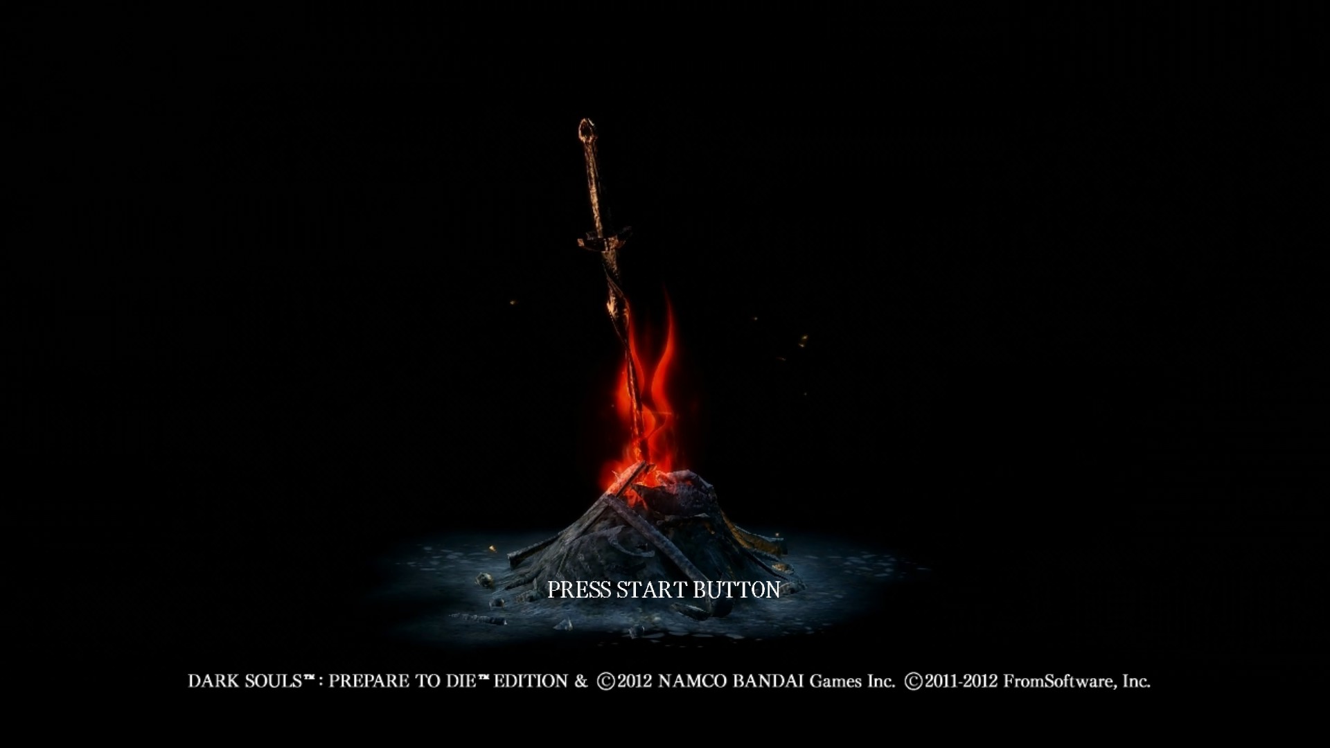 Splash Screen Dark Bonfire At Souls Nexus Mods And Munity