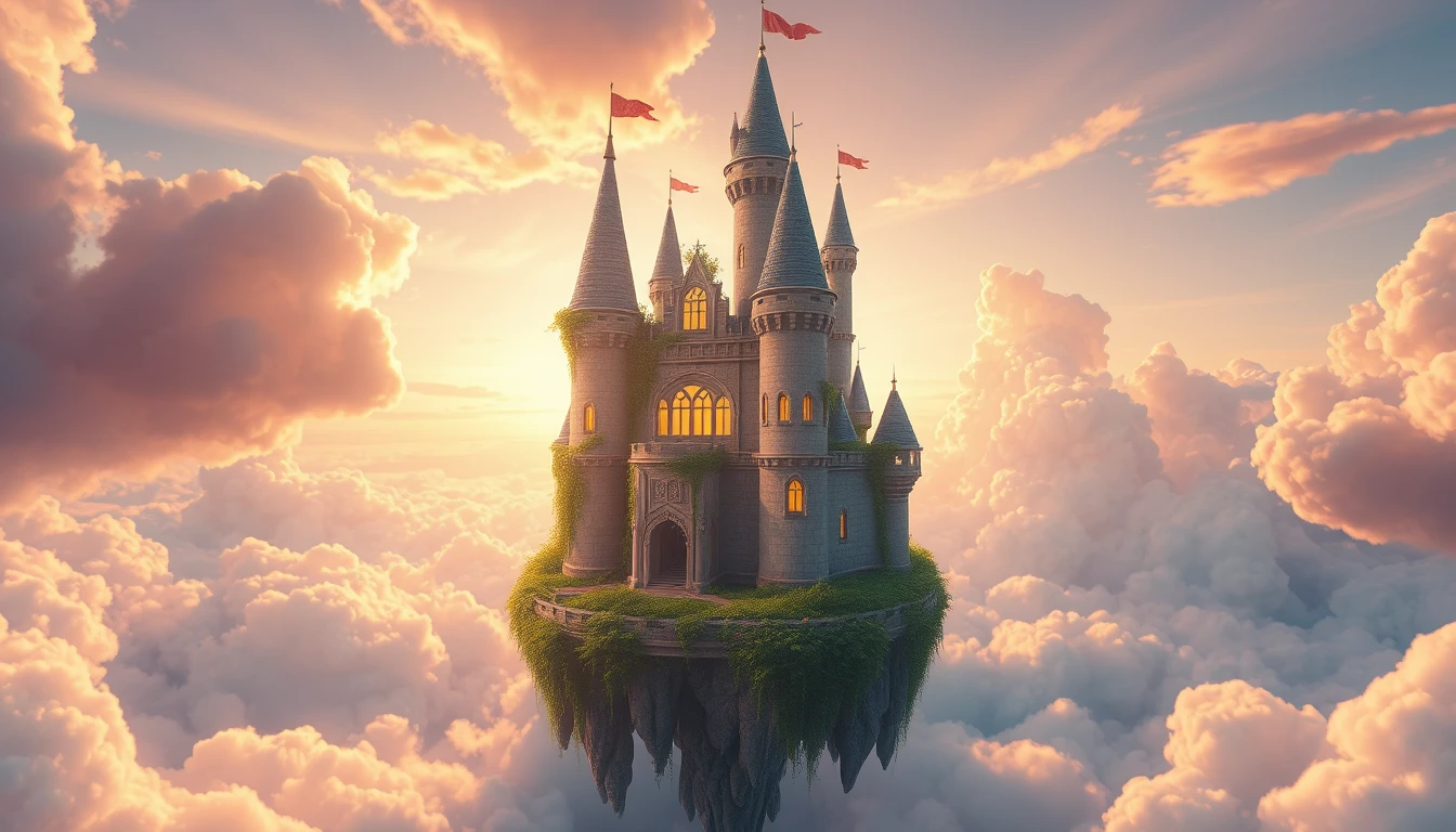 Castle In The Sky Wallpaper