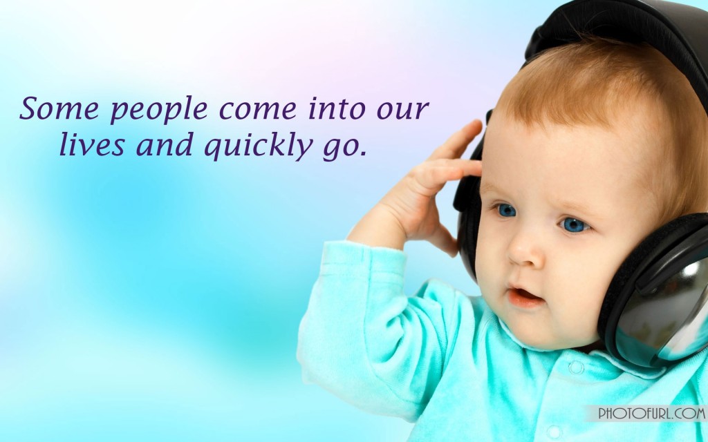 cute baby with friendship quotes