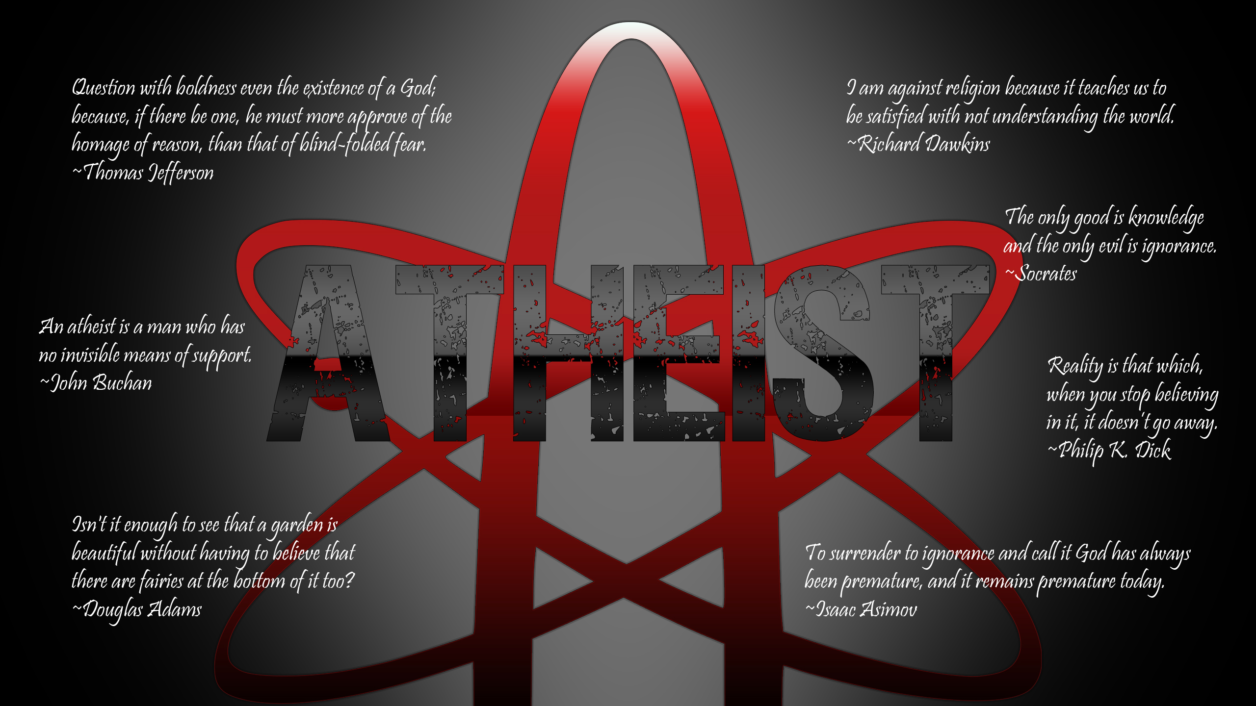 Atheist Quotes Wallpaper Pixshark Image