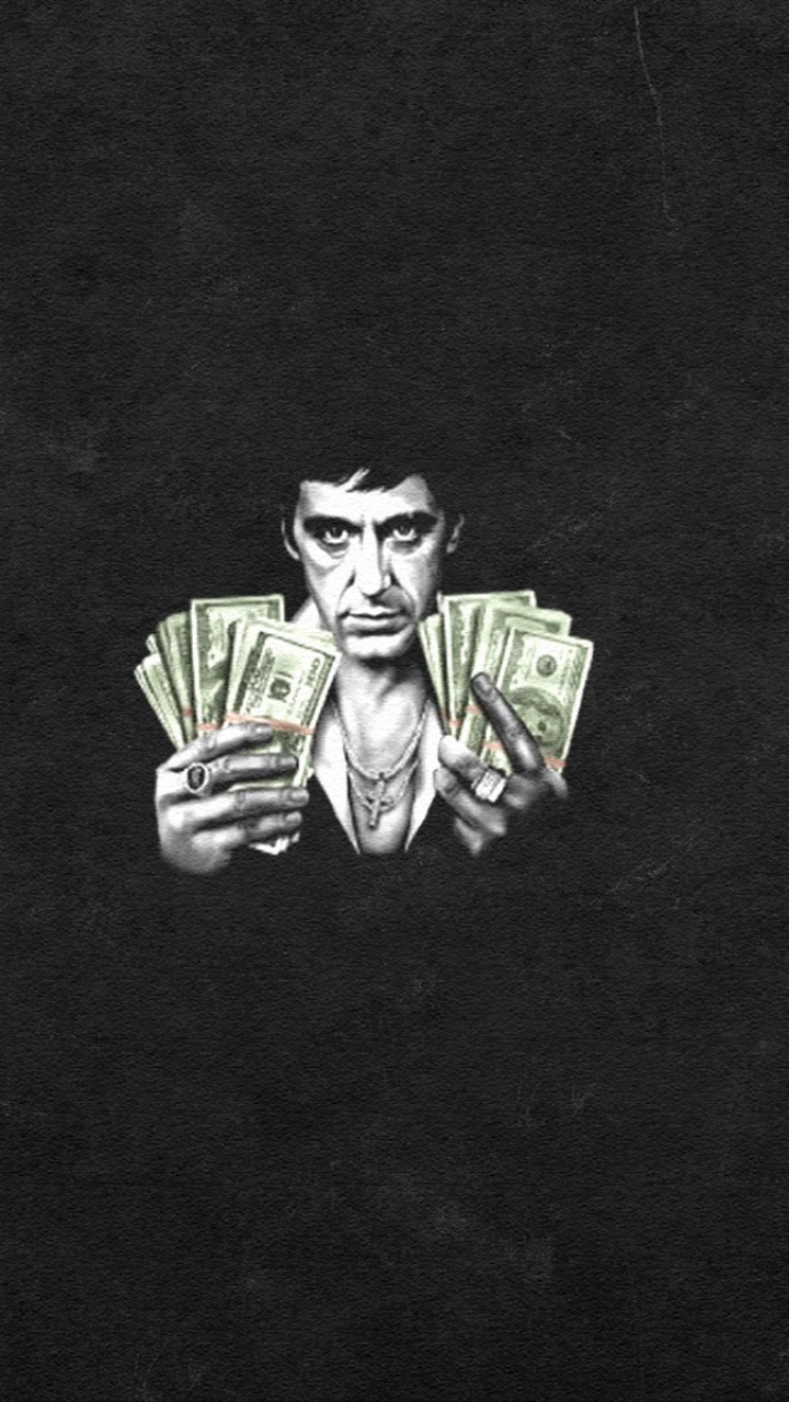 Scarface Al Pacino Drawing Wallpaper Background