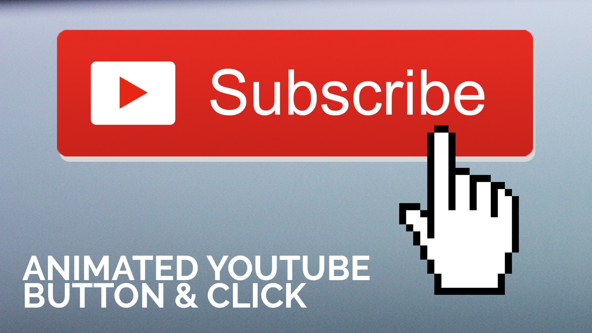 Free download Animated YouTube Subscribe Button with Click in After