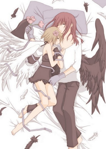 Free download Of Animated Wallpapers Cute Anime fairy Couple Sleeping  together [356x500] for your Desktop, Mobile & Tablet | Explore 73+ Cute Anime  Couple Wallpaper | Sweet Couple Anime Wallpaper, Cute Couple