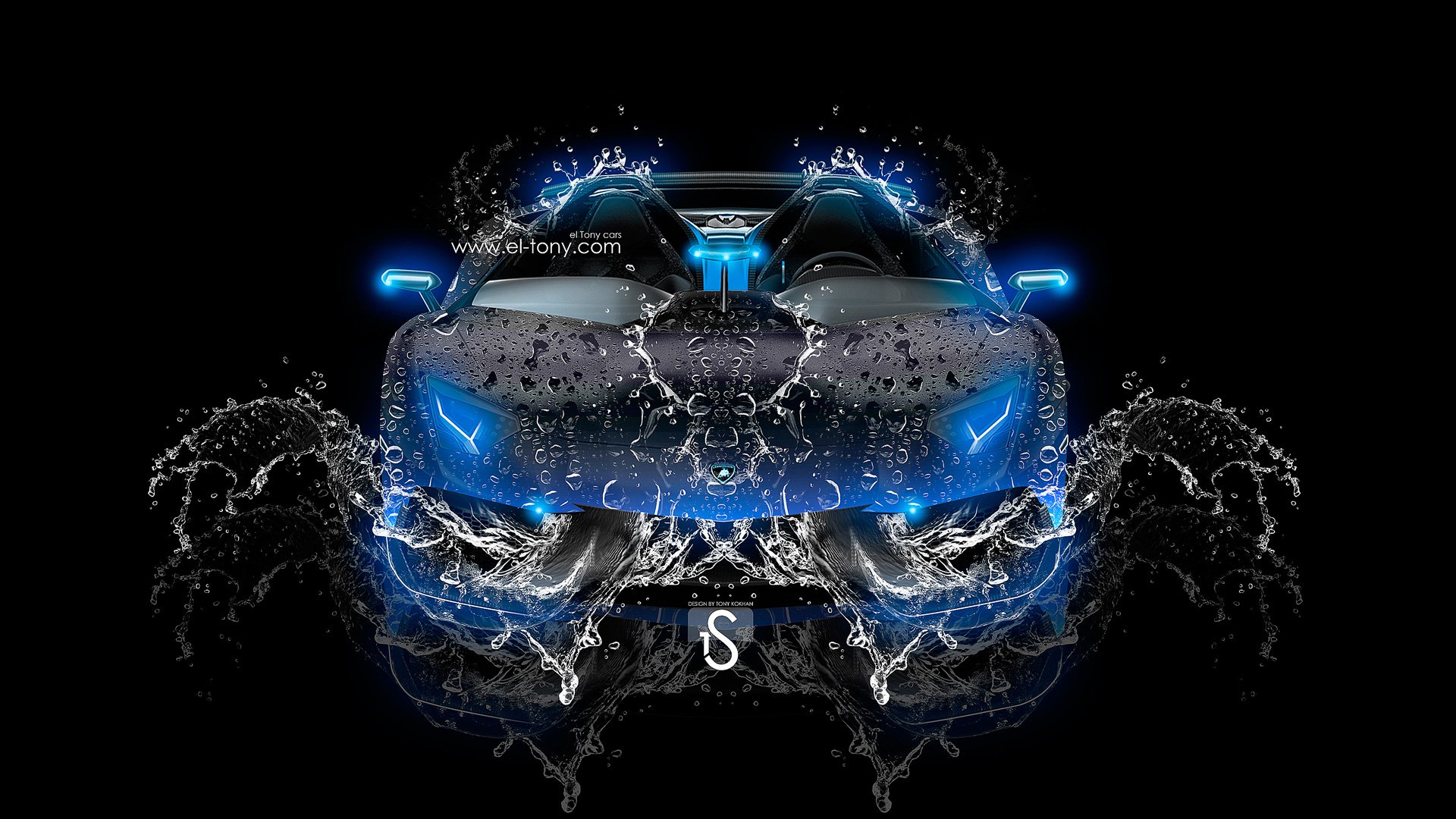 Download See the city through neon lights in a Lamborghini Wallpaper   Wallpaperscom