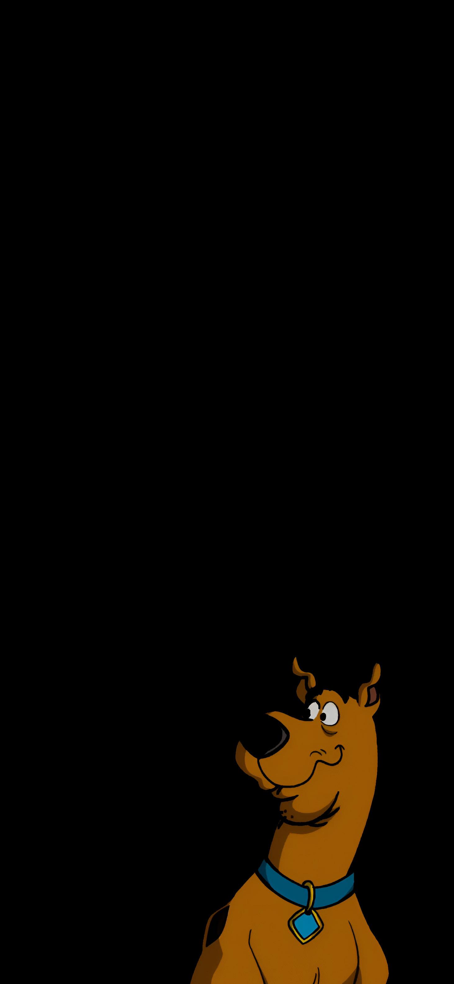 Cool Scooby Doo Black Background Wallpaper Cartoon